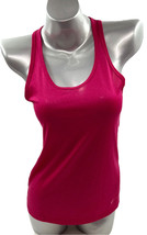 Nike Dri Fit Athletic Tank Top Size S Pink Racerback Workout Gym Shirt W... - $11.88