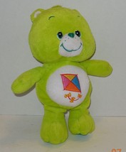 2003 Play Along Care Bears Do Your Best bear 8&quot; Plush Toy RARE HTF Green - $33.64