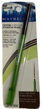 1- Maybelline Define-A-Brow Eyebrow Pencil #642 DARK BROWN (New/Sealed/S... - $19.57