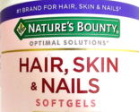 Nature&#39;s Bounty Hair Skin &amp; Nails 250 Softgels 5000 mcg Biotin EXP 03/2027 - $18.92
