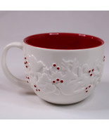 Starbucks White Embossed Doves Reindeer Berries Holiday Christmas Theme ... - €10,70 EUR