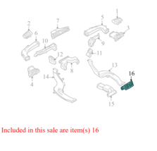 2006 BMW 325i Console Air Vent OEM Part #64227210648, 10644, 10639 - OEM... - $29.87