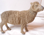Ram Horned Sheep Figure 2002 Hard Rubber Farm Animal Toy Male Textured 4... - $12.75
