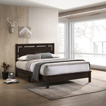 New Classic Furniture Gemini Solid Wood Full Size All-In-One Platform, Merlot - £111.01 GBP
