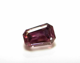 Purple Diamond 0.14ct Natural Loose Fancy Brownish Purple Pink Color GIA Shield - £1,155.30 GBP