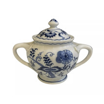 Vintage Blue Danube Japan Sugar Bowl &amp; Lid Excellent Porcelain  - $21.93