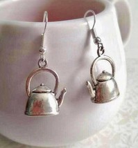 New Super Adorable Teapot Earrings   Alice in Wonderland Mad Hatter Tea Party - £5.53 GBP