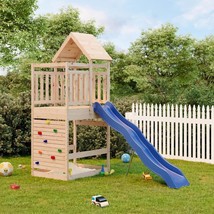 Outdoor Garden Yard Kids Childrens Woden Playhouse Playset Play Frame Wi... - $824.66