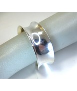 Vintage Concave Navajo Sterling Silver Cuff Bracelet signed BY - $1,155.12 MXN