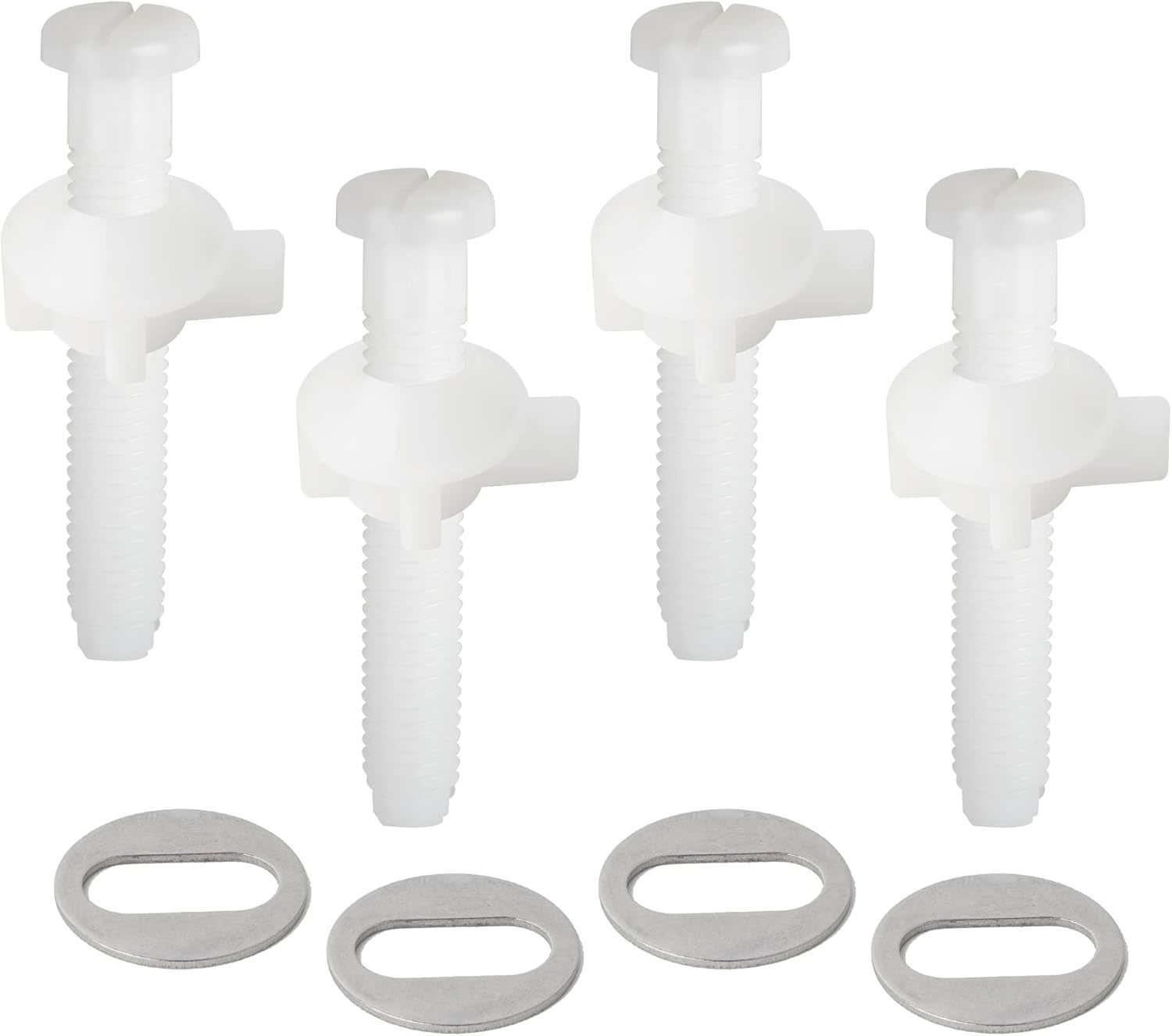Replacement Screws For Toilet Seats Made Of Plastic That Come In A 4-Pac... - $22.96