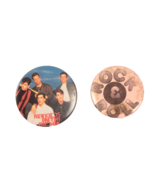 New Kids on the Block and Rock N Roll Pinback Buttons 1.5 Inch Diameter - $10.98 CAD