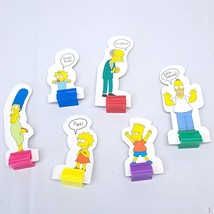 The Simpsons Loser Takes All Board Game Replacement Parts 6 Character pawns - $2.96