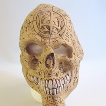 California Costume Collection Skull Full Face Mask Magic Sigil Symbols - £20.07 GBP