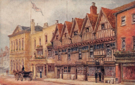 Stratford Upon Avon England~Ye Five Gables~W W Quatremain Postcard - $4.61