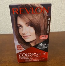 Revlon Colorsilk #54 Light Golden Brown Beautiful Permanent Hair Color w/Keratin - £9.58 GBP