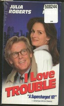 I Love Trouble VINTAGE VHS Cassette Julia Roberts Nick Nolte - £11.66 GBP