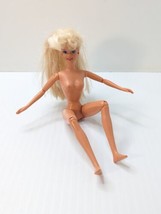 Vintage Barbie 1993 Articulated/ Jointed Nude Doll Body with Flat Feet *READ* - £19.46 GBP