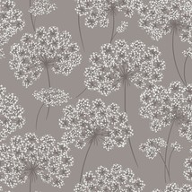 Nuwallpaper Nu1693 Angelica Peel &amp; Stick Wallpaper, Grey - £34.06 GBP