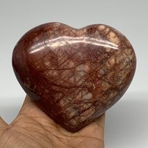 1.28 lbs, 3.8&quot;x4.3&quot;x1.7&quot;, Red Jasper Heart Polished Healing Home Decor, ... - $118.79