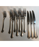 Pfaltzgraff 18/0 Stainless Silverware - CAPRI FROST - Flatware 11 Piece ... - £14.83 GBP