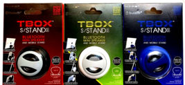 3-Pack HYPE Black TBOX S/STAND Bluetooth Mini Speaker/Stand - $12.50