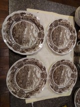 J &amp; G Meakin Royal Staffordshire American Legend Dinner Plates, Set of 4... - £23.79 GBP