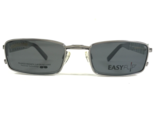 EasyFlip Petite Brille Rahmen MOD Q4079 20 Grau Grün W Clip Ons 49-20-135 - $55.57