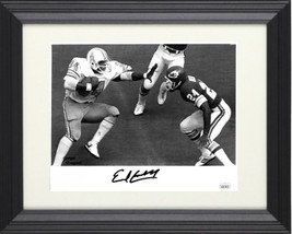 Earl Campbell signed Houston Oilers Vintage B&amp;W 8X10 Photo Custom Framing- JSA W - £99.06 GBP