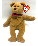 Ty Beanie Baby Curly 4052 8&quot; Brown Bear Plush - $6.79 CAD