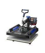 Heat Press Machine Sublimation Machine 15 x 15 inch 8 In 1 Blue Heat Pre... - $408.93 CAD
