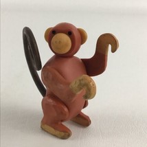 Fisher Price Little People Circus Train Monkey Figure WITH TAIL Toy Vint... - $24.70