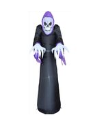 Celebrations 144 in. Prelit Skull Phantom Inflatable - $2,575.79 MXN