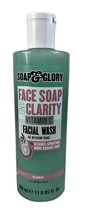 Soap &amp; Glory CLEANSE Face Soap And Clarity 3-In-1 Daily Detox Vitamin C Wash NEW - £14.54 GBP