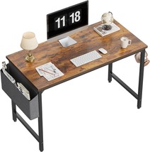 Study Computer Desk 40&quot; Home Office Writing Small Desk Modern Simple PC Table Bl - £82.31 GBP