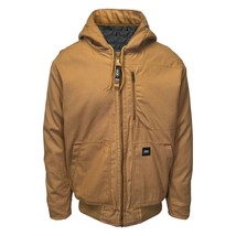 Rugged Wear Men&#39;s Brown Jacket Heavy-Duty Insulated Work L/S (S02) - $55.51