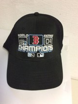 2004 World Series Champions Baseball Hat Cap~Boston Red Sox~MLB~Men’s One Size - £15.69 GBP