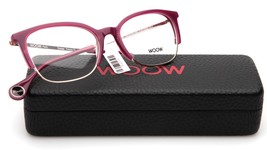 New Woow Flash Back 2 Col 0203 Red Eyeglasses 52-18-145mm B40mm - £112.27 GBP