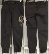 Wish List Medium Womens Black Denim Stretch Jeans - $17.34