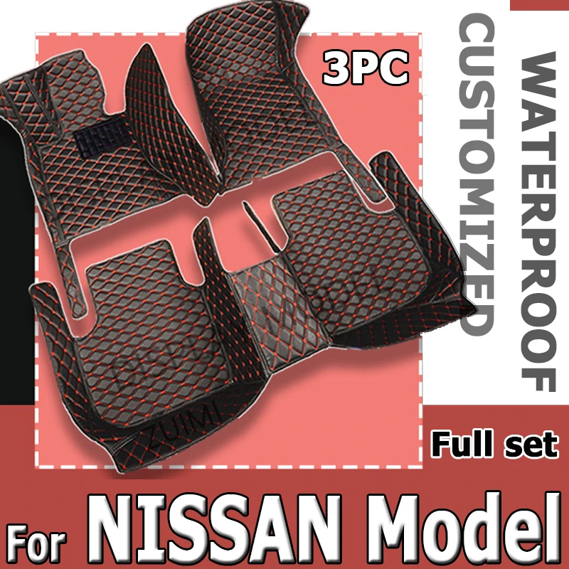 Car Floor Mats For NISSAN Armada Altima Coupe Dualis Juke Frontier Fuga Leaf - £73.02 GBP