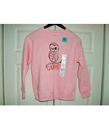 Hanes ComfortSoft Fabric L 10/12 Charming Wise Owl Candy Pink Sweatshirt... - £9.27 GBP