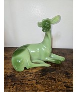 Ruggeri Italian Mid Century Modern Resin Green Deer Table Sculpture 1960... - $118.17