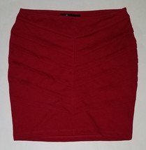 Forever 21 Short Red Skirt Juniors Small Tiered Mini Runs Small See Measurements - £9.27 GBP