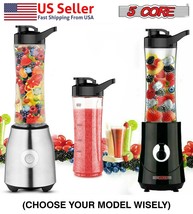 5Core Personal Blender Juicer Smoothie Juice Shakes Mixer 2 Portable Bottle 3... - £17.87 GBP+