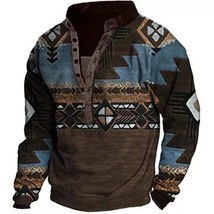 New Casual 3d Digital Printing Mens Sweater - £26.05 GBP