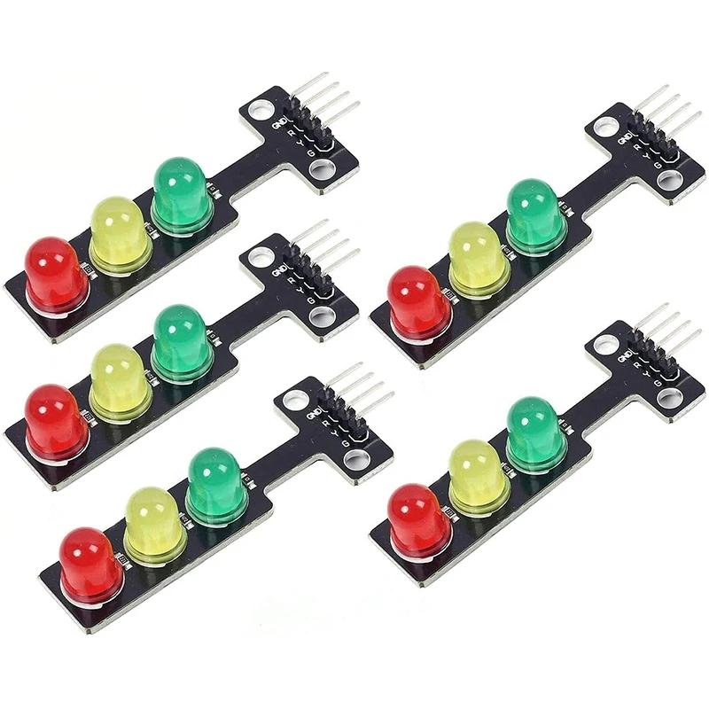 5 PCS LED traffic lights light-emitting module / digital signal output T... - $8.35