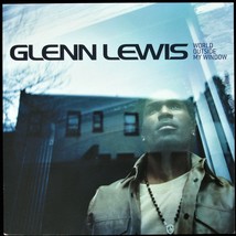 GLENN LEWIS &quot;WORLD OUTSIDE MY WINDOW&quot; 2002 PROMO POSTER/FLAT 2-SIDED 12X... - £17.69 GBP