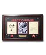 Walt Disney / Mickey Mouse Patent Drawing Framed Photo Collage #D/250 Pi... - £401.14 GBP
