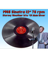 Frank Sinatra: Stormy Weather/Ol Man River, Columbia 12 Inch 78RPM, Sleeve