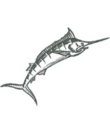 Marlin machine embroidery designs – instant download - €3,06 EUR