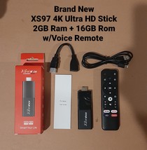 XS97 4K Ultra HD Android Tv Stick w/Extras - £43.26 GBP